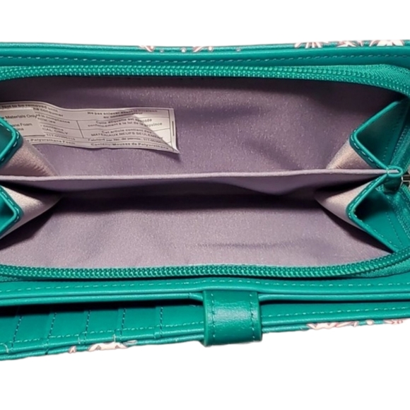 Mermaid Wallet NWT - Shagwear Teal Vegan Leather - Ladies Womens Gift Ideas - Picture 8 of 10